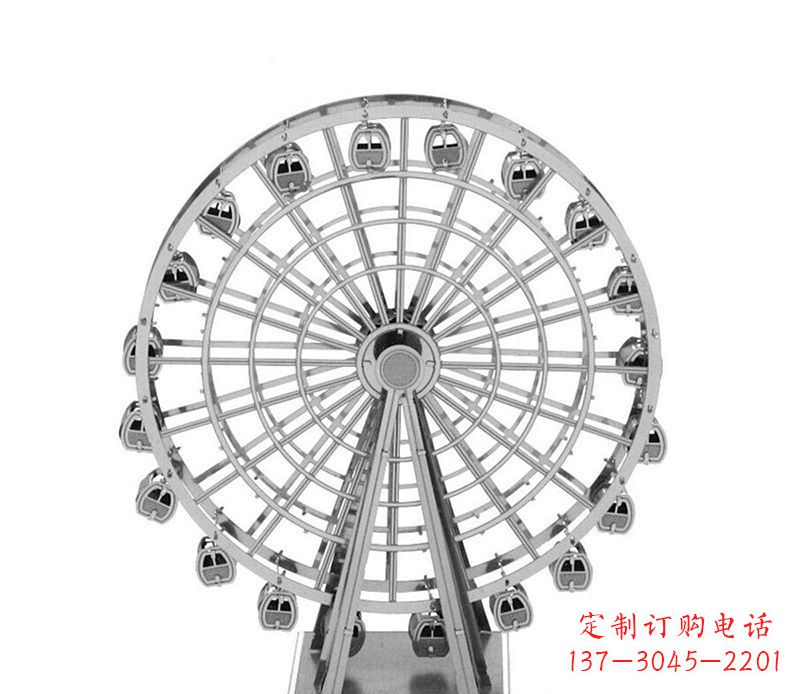 山东不锈钢摩天轮雕塑引领城市风采