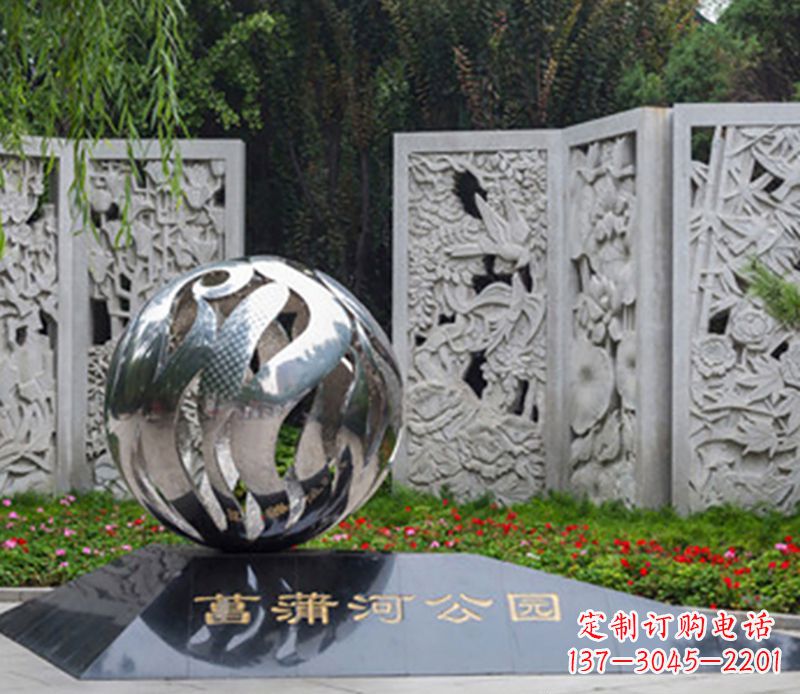 山东飘带雕塑不锈钢的外部装饰