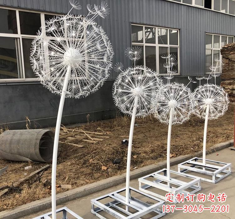 山东不锈钢蒲公英——城市雕塑的精美瑰宝