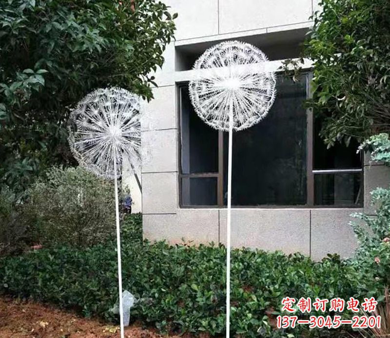 山东不锈钢蒲公英雕塑绚丽多彩