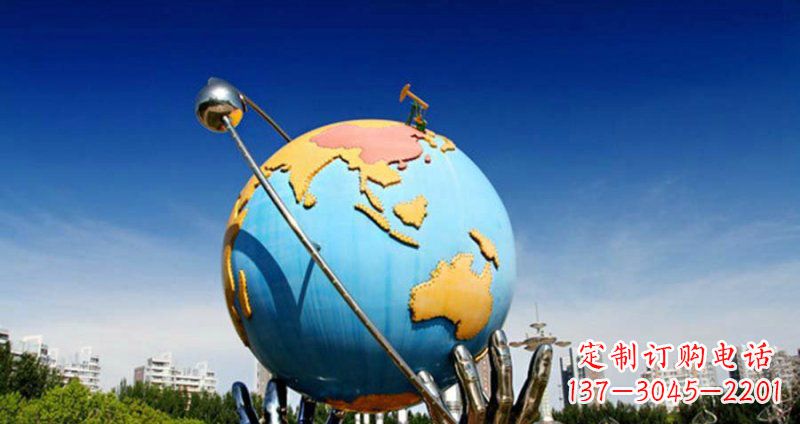 山东不锈钢地球雕塑一个充满环保意义的艺术品
