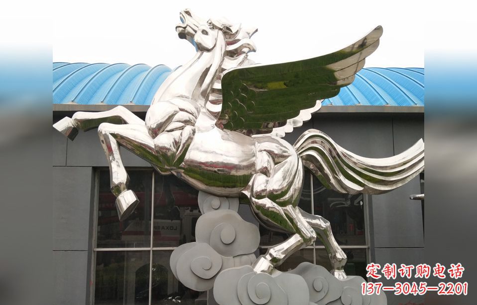 山东不锈钢飞马雕塑艺术的精髓