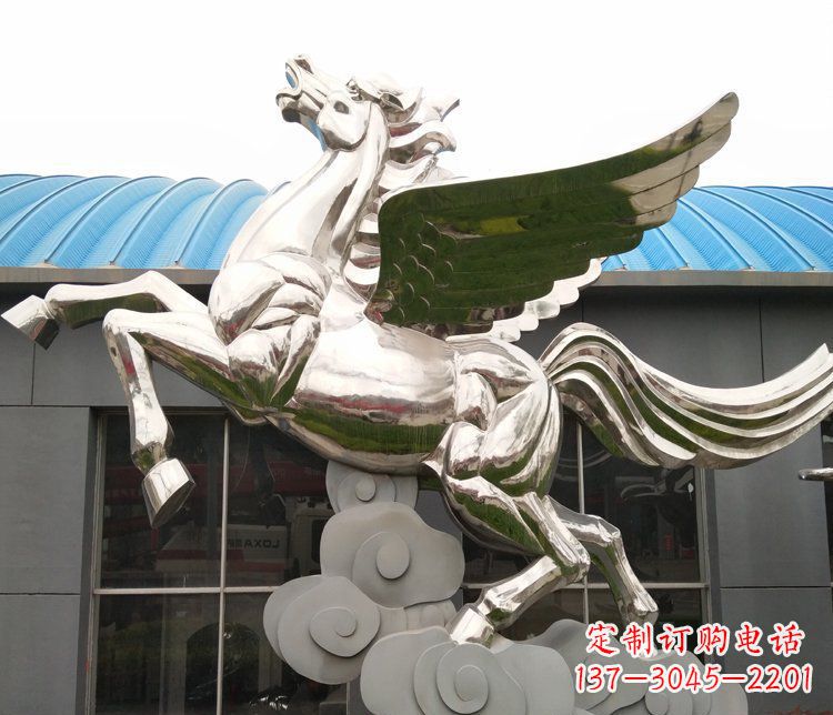 山东不锈钢踏云飞马——给城市带来动感与灵气