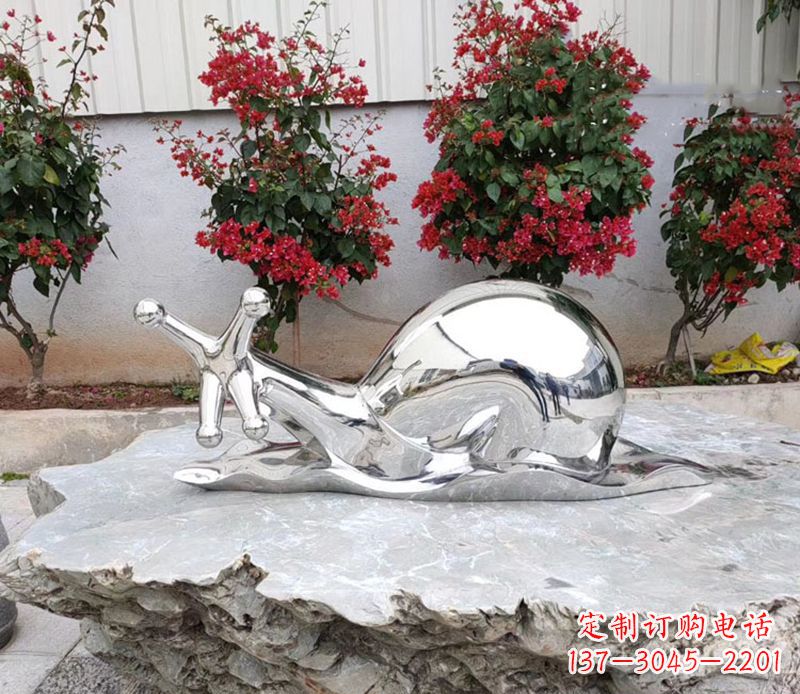山东不锈钢蜗牛雕塑