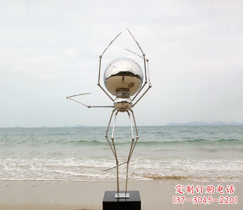 山东不锈钢的蜘蛛侠雕塑