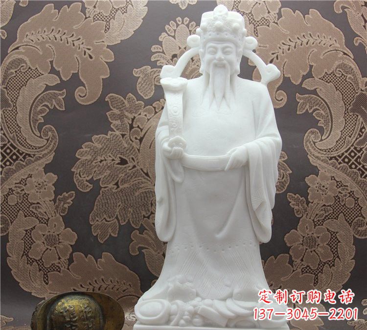 山东财神雕塑祈求财富幸福