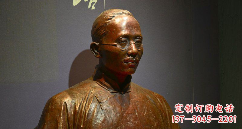 山东蔡元培——一位传奇民族英雄的雕塑