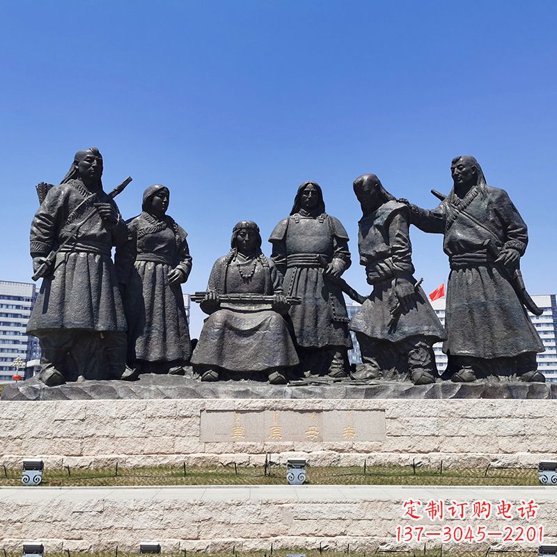 山东草原母亲——传承爱的雕塑