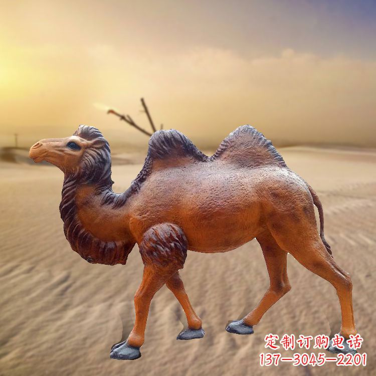 山东仿古茶马古道骆驼雕塑的精美绝伦