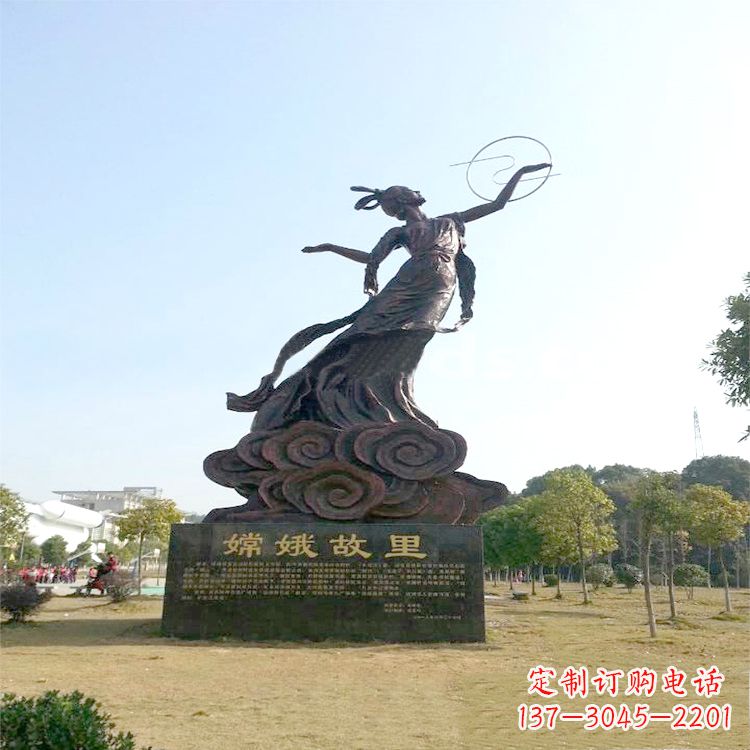 山东嫦娥传说一座神秘的雕像