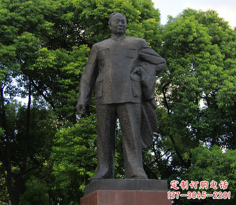 山东陈毅元帅铜雕
