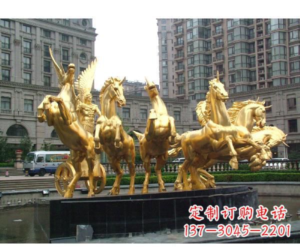 山东阿波罗的象征——青铜雕塑