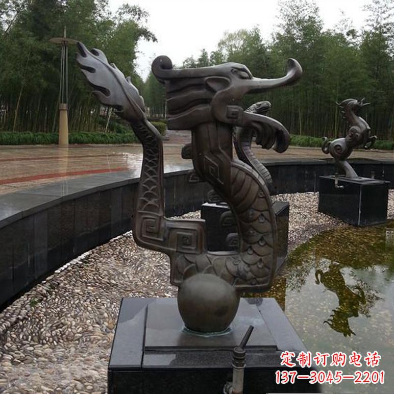 山东城市十二生肖喷泉雕塑