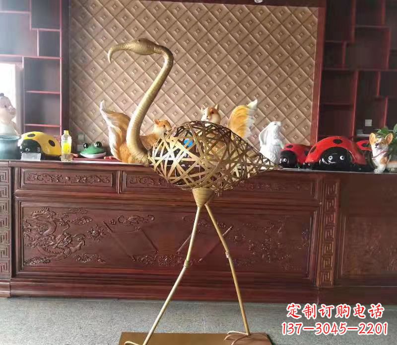 山东火烈鸟雕塑精美绝伦