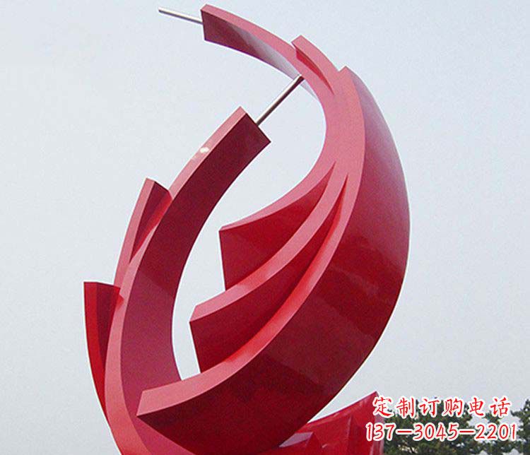 山东不锈钢帆船雕塑象征着永恒的美丽