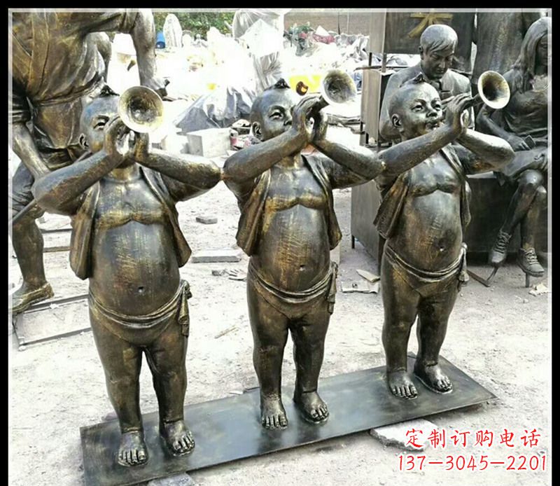 山东儿童雕塑弘扬传统文化