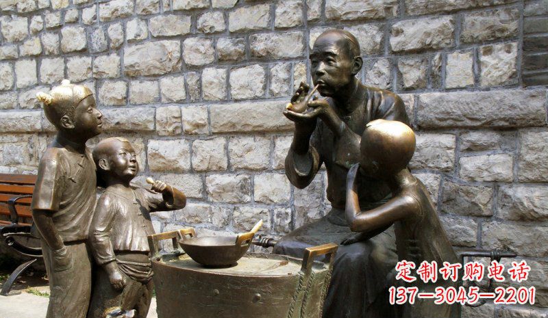 山东糖果街的精美雕塑