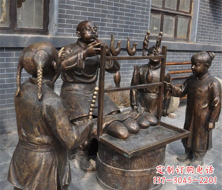 山东糖人雕塑——街边温馨的小情调