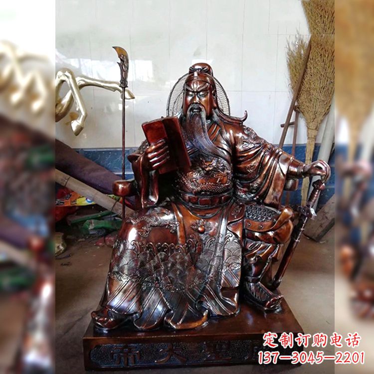山东关公雕塑传承中华文化的珍贵标志