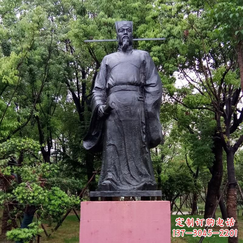 山东铜雕陶渊明——传承古代文学精髓