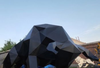 山东华尔街牛大型玻璃钢动物雕塑