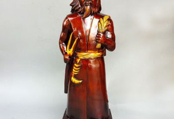 山东神农氏铜像传承炎帝文化的艺术之作