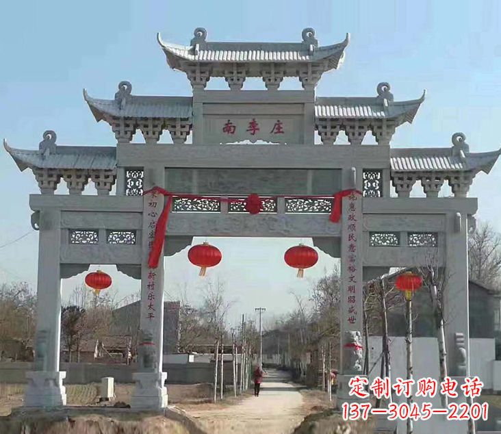 山东祠堂石牌坊雕塑艺术精粹