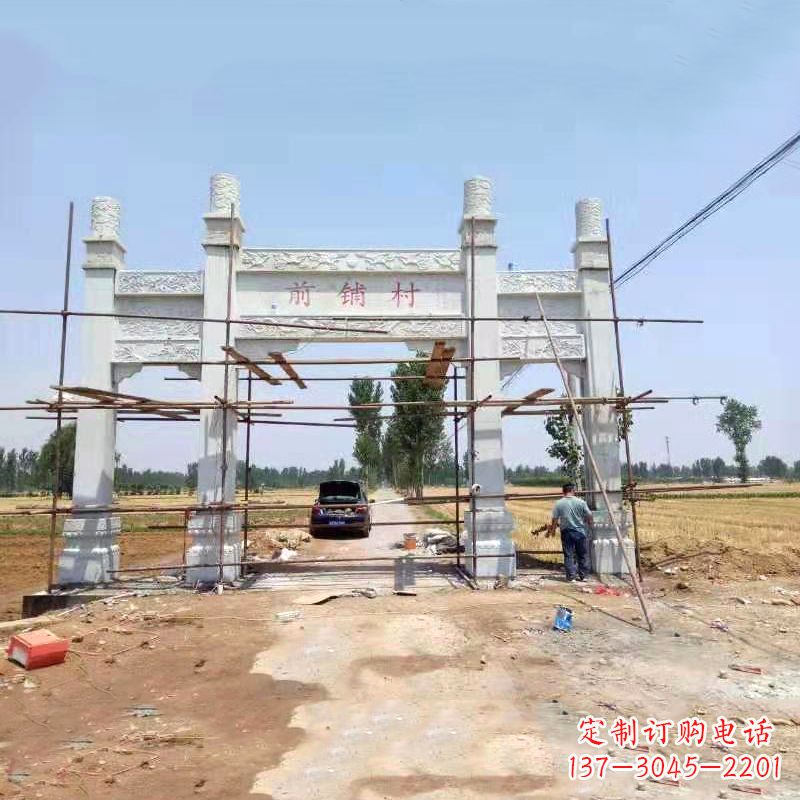 山东古老传统——牌坊雕塑