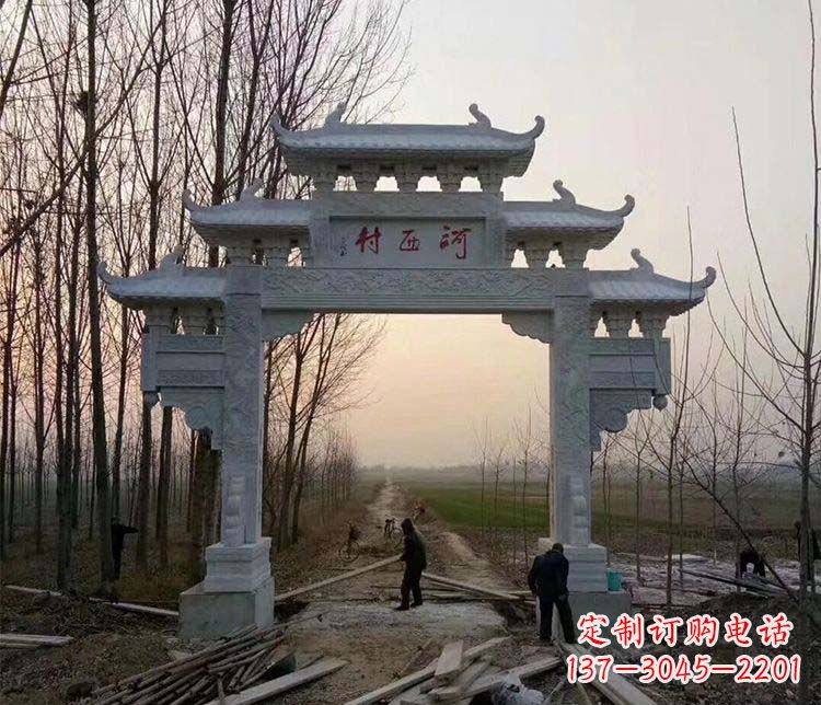 山东牌坊雕塑——记忆中的美丽家乡