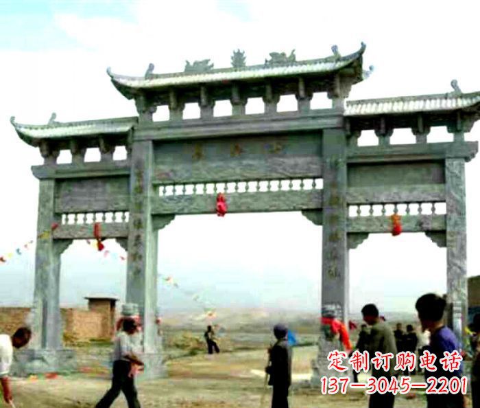 山东该牌坊雕塑