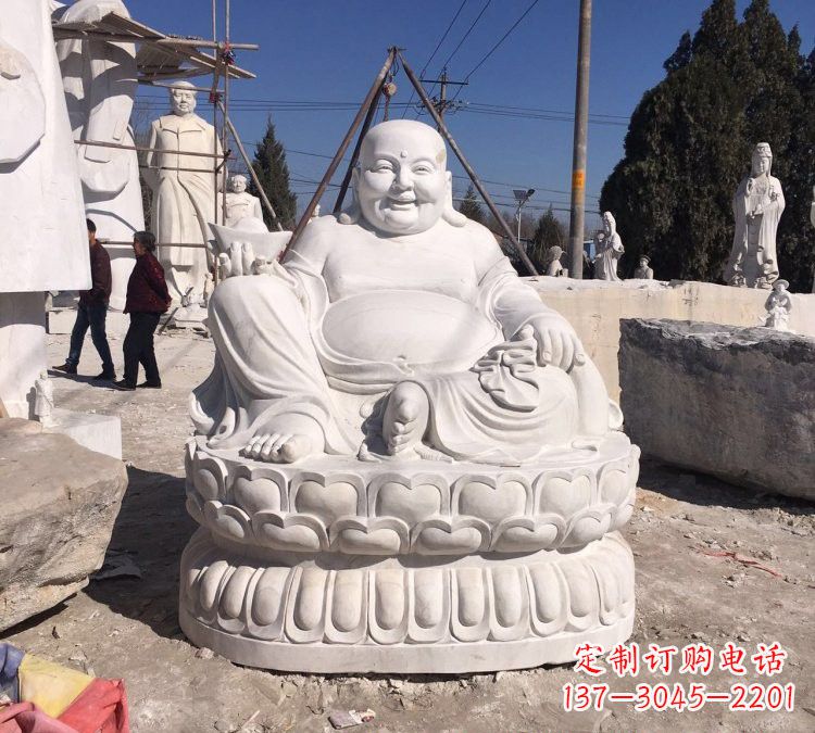 山东大肚弥勒佛石雕