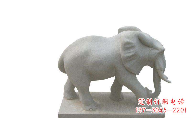 山东大象雕塑大理石大象公园的精美艺术