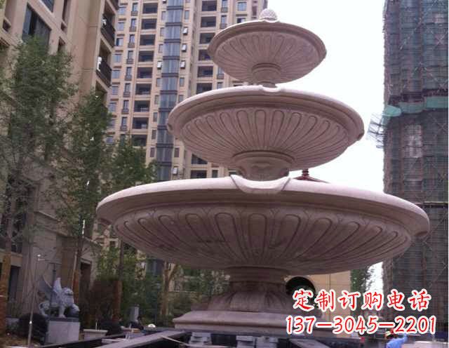 山东大理石大型喷泉石雕 (3)