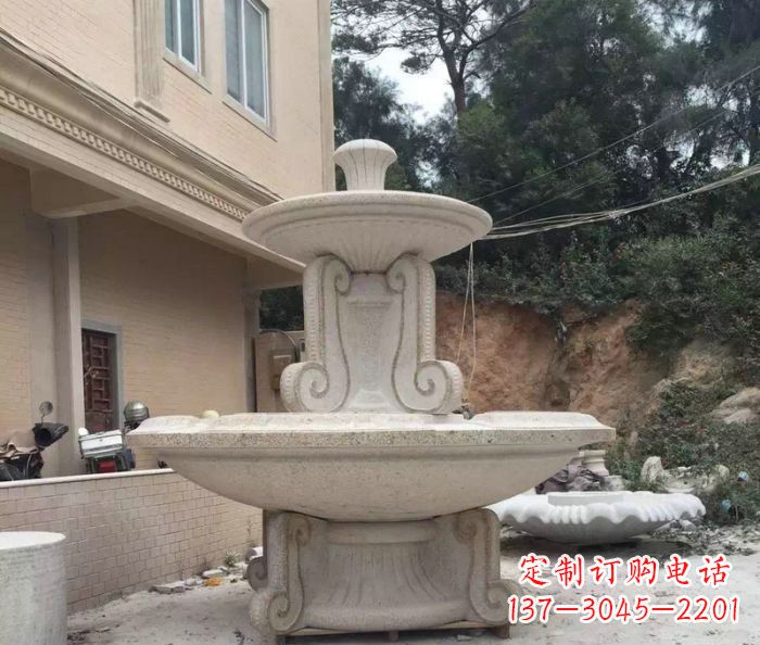 山东大理石大型喷泉雕塑精致美观又富有艺术气息