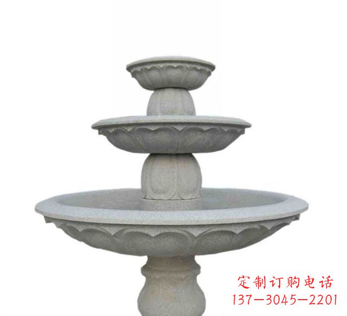 山东大理石多层喷泉石雕——精美而充满灵性的艺术杰作