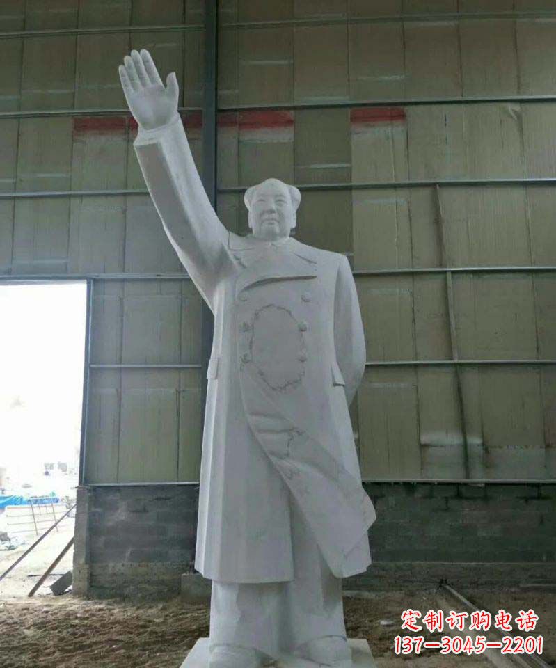 山东精美大理石主席雕塑