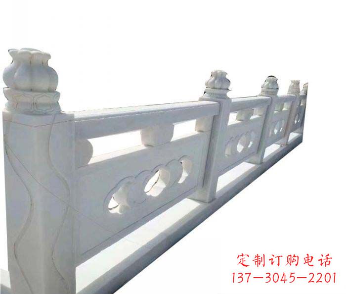 山东大理石建筑石雕栏板 (2)