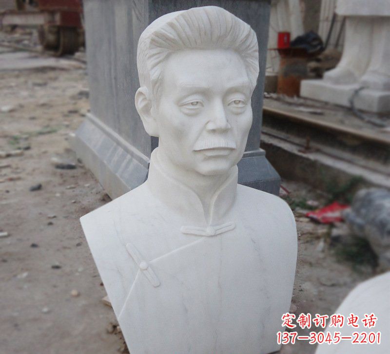 山东传承文化魅力·鲁迅头像精美雕塑