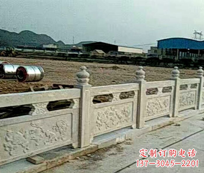 山东精美大理石栏板雕塑