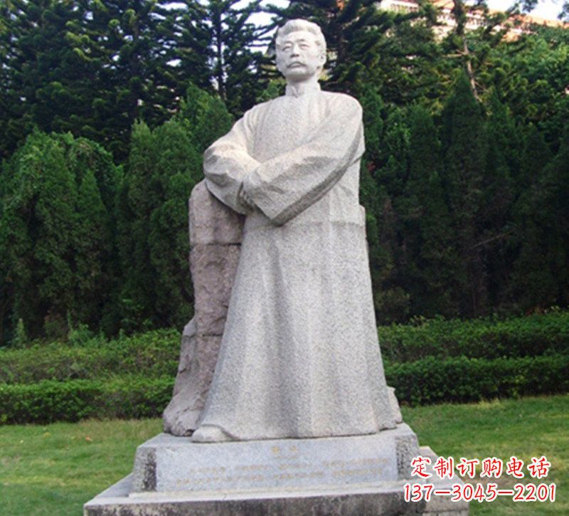 山东精美独特的鲁迅大理石雕塑