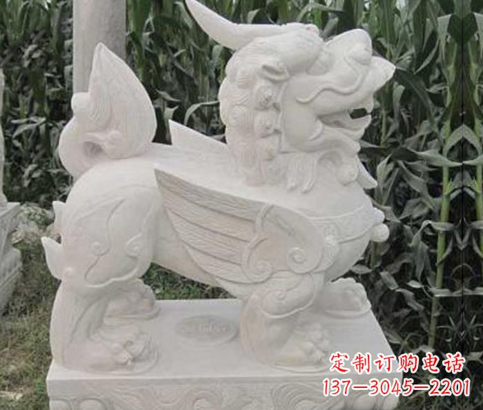 山东古典貔貅石雕,精美手工雕刻艺术