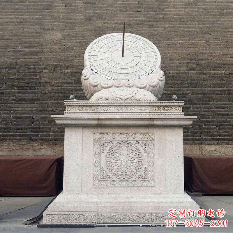 山东精美石质日晷雕塑