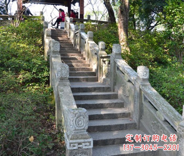 山东大理石寺庙石雕栏板 (3)