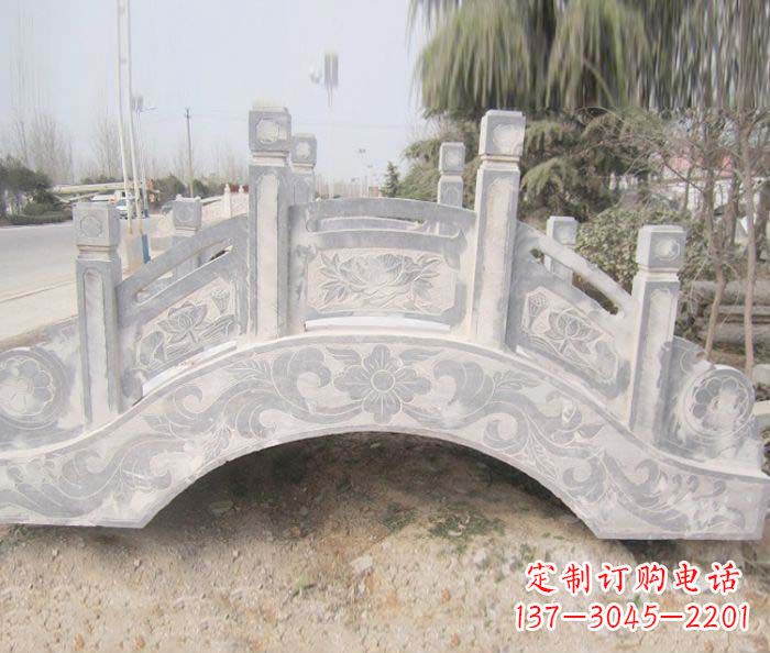 山东大理石小型石雕拱桥