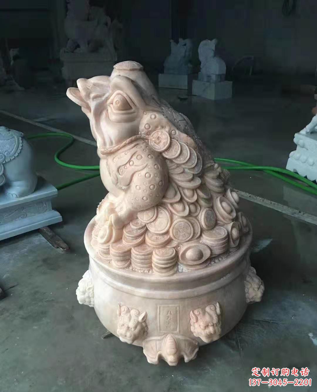 山东精致石雕动物雕塑