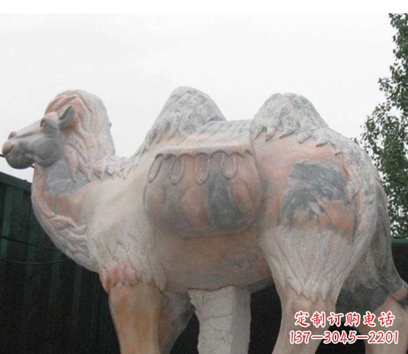 山东新颖精美的骆驼石雕