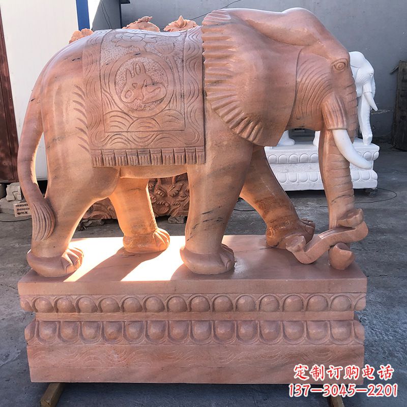 山东大象 石雕