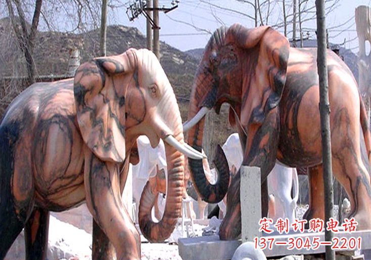 山东大象雕刻石雕