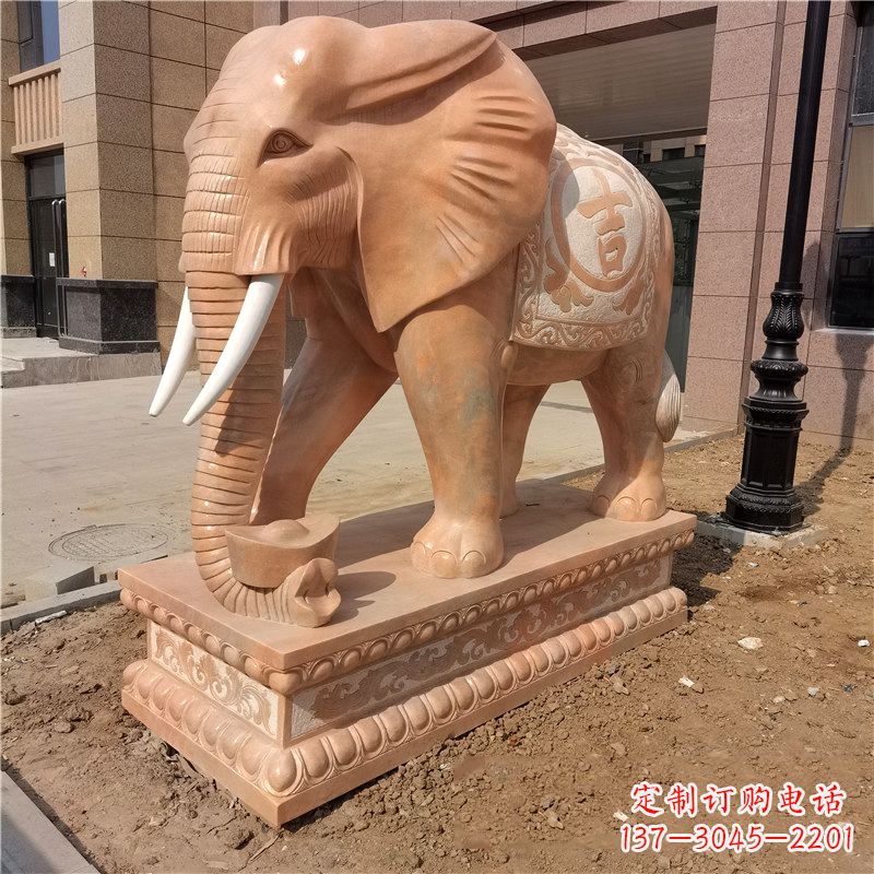 山东大象石雕——辟邪守护