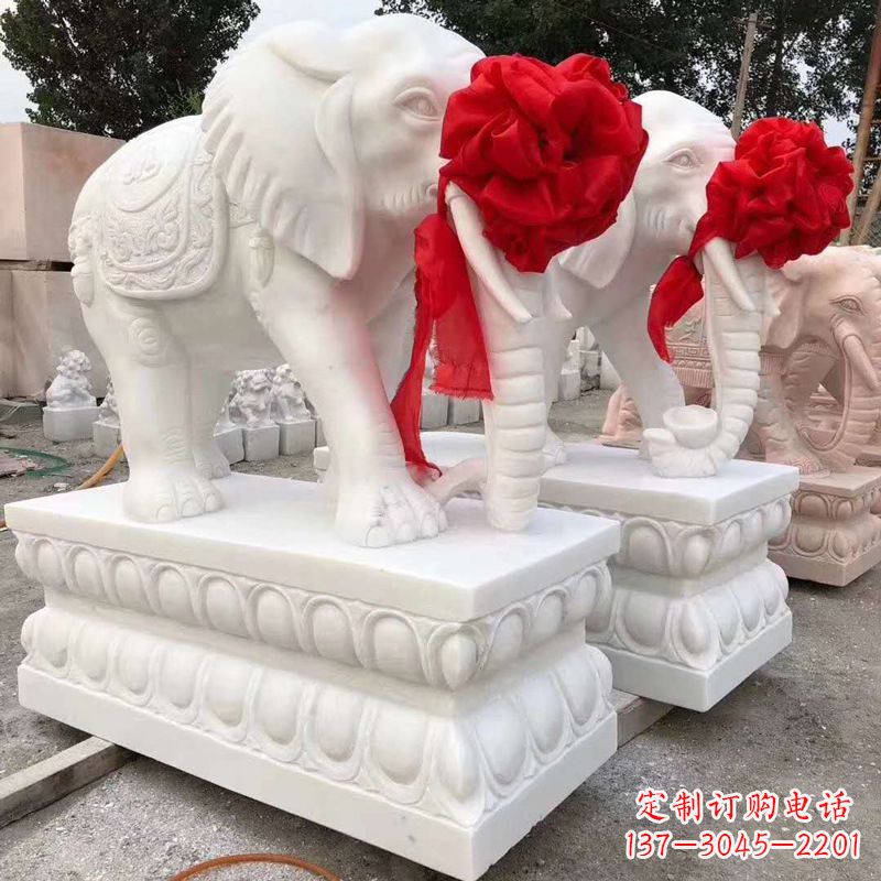 山东大象石雕塑